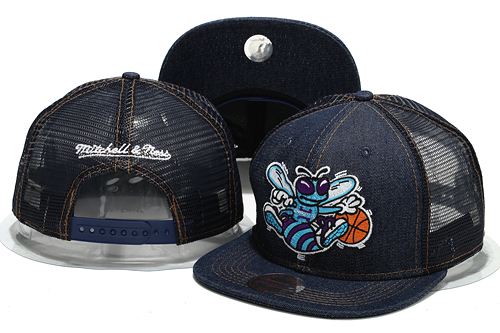 NBA New Orleans Hornets MN Trucker Hat #01
